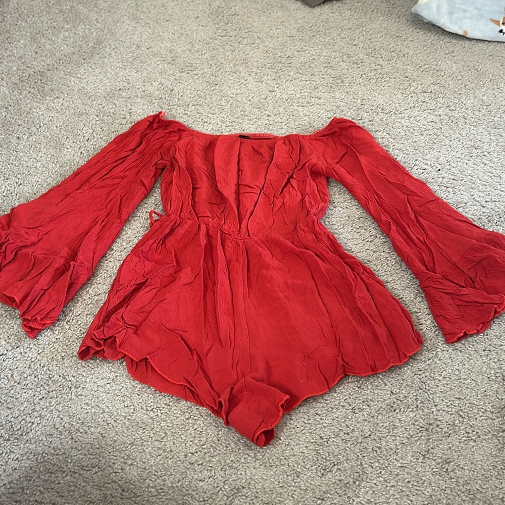 Off Shoulder Romper